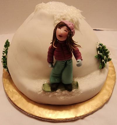 Snowboarding cake - Cake by Goreti
