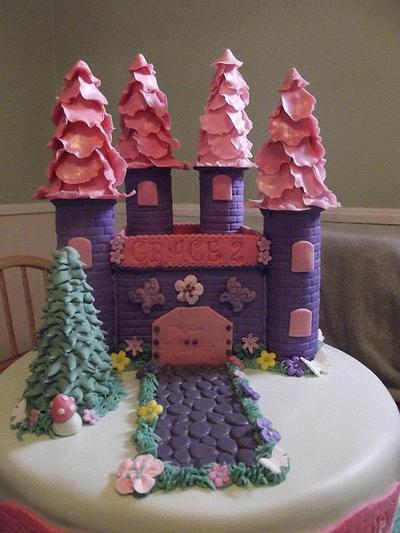 Very first castle cake! - Cake by CCsCupcakes