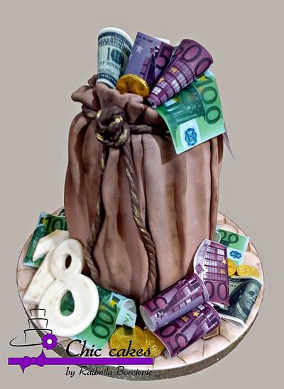 Money bag cake - Cake by Radmila