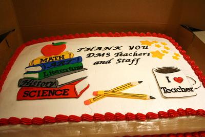 Teacher Cake - Cake by Michelle