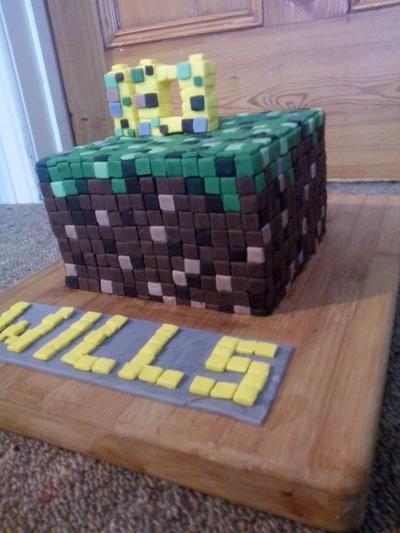 Minecraft cake - Cake by Raekiwi