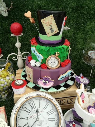 Mad hatter themed cake - Cake by Angela Vrioni