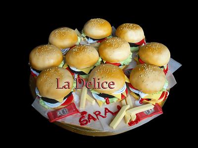 Burgers  - Cake by la delice 