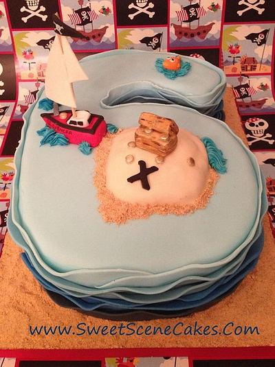 a nautical themed 6 - Cake by Sweet Scene Cakes