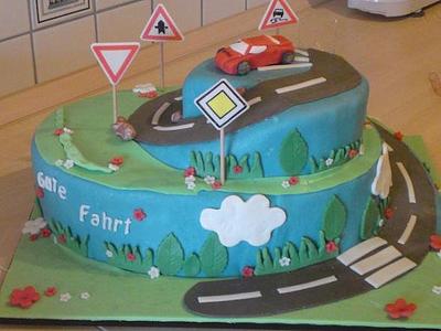 My first driving-license cake for my daughter - Cake by martina