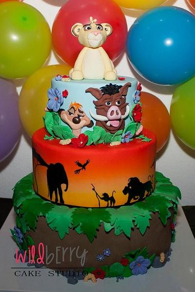 Lion King Cake - Cake by Wildberry Cake Studio