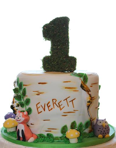 1st Birthday/Nature - Cake by Cathy Gileza Schatz