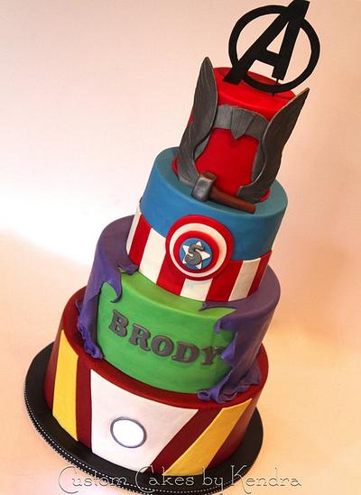 "The Avengers" - Cake by Kendra