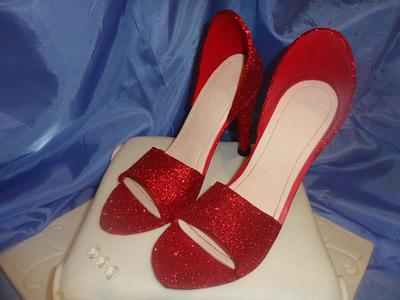 Ruby Red Shoes - Cake by Alana Lily Chocolates & Cakes