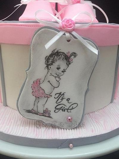 It's a Girl - Cake by Nessie - The Cake Witch