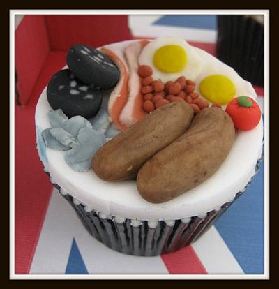 Full english breakfast cupcake - Cake by jennie