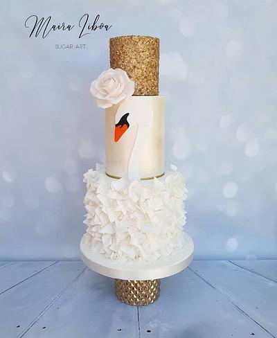 Swan cake - Cake by Maira Liboa