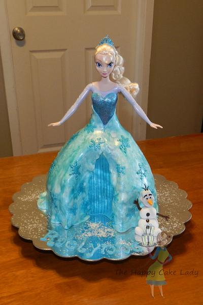 Elsa- Frozen - Cake by Jaclyn 