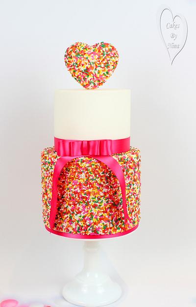 Sprinkles of love  - Cake by Nina 