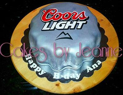 Coors Light Cake - Cake by Jeanette Ortiz