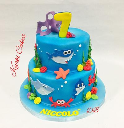 Marine cake Birthday  - Cake by Donatella Bussacchetti
