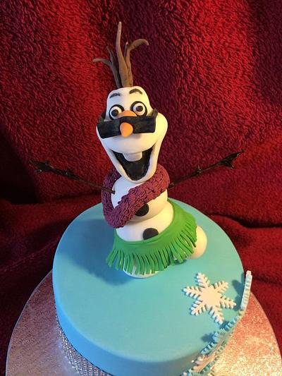 Olaf Cake  - Cake by emma