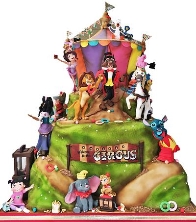 Disney Circus - Cake by Richardscakes