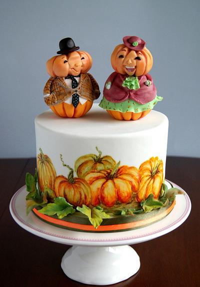 Mr. and Mrs. Pumpkin - Cake by Katarzynka