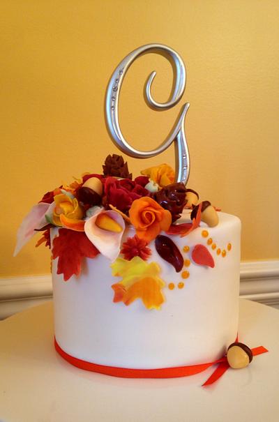 Fall wedding  - Cake by Nicky4rn