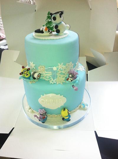 Despicably frozen - Cake by George's Bakes