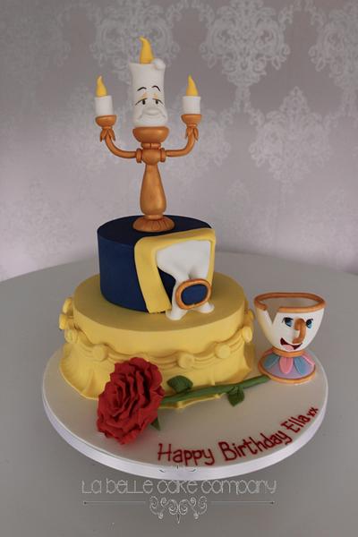 Beauty and the Beast Themed Birthday Cake - Cake by La Belle Cake Co