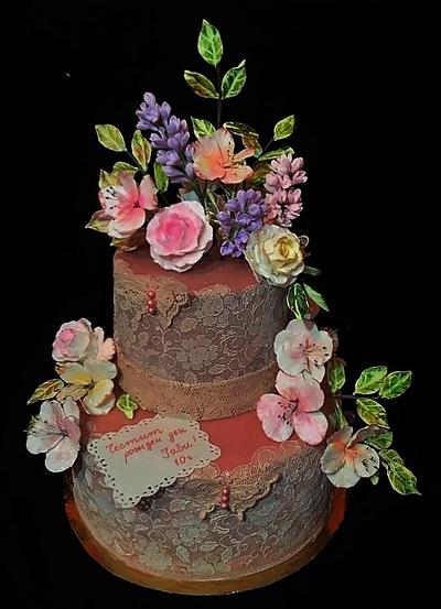 Birthday cake  - Cake by WorldOfIrena