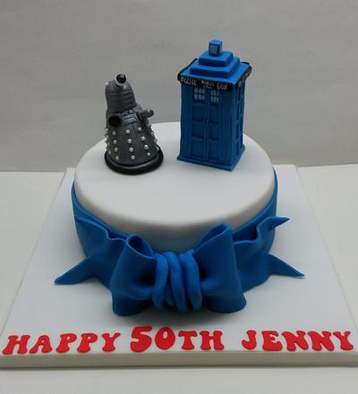 Dr Who - Cake by Sarah Poole