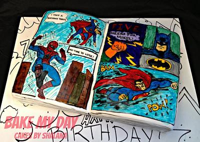 Super Comic book - Cake by Bake My Day Acadiana