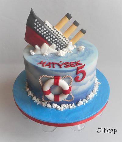 Titanic - Cake by Jitkap