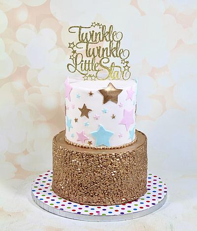 Twinkle twinkle gender reveal  - Cake by soods