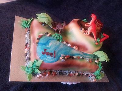 dinosaurs  - Cake by Landy's CAKES