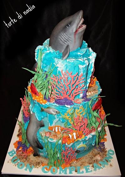shark cake - Cake by tortedinadia