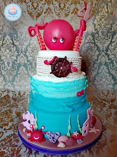 Sea Inspired Cake - Cake by Bake My Day