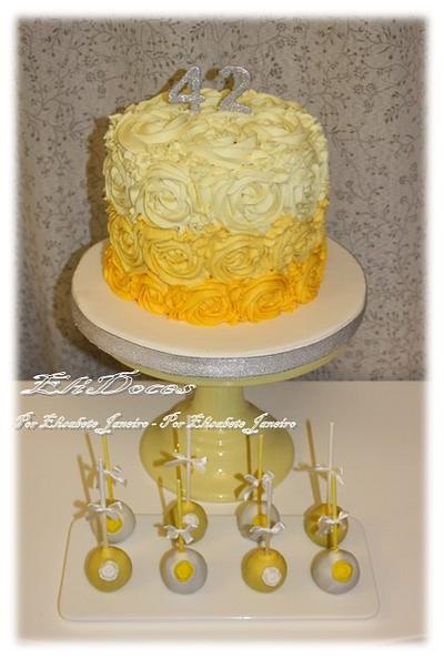 Yellow Roses - Cake by EliDoces - Elisabete Janeiro