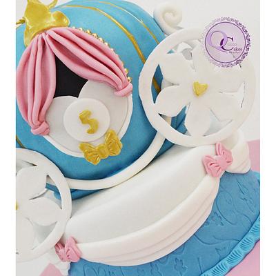 cinderella cart cake - Cake by May 