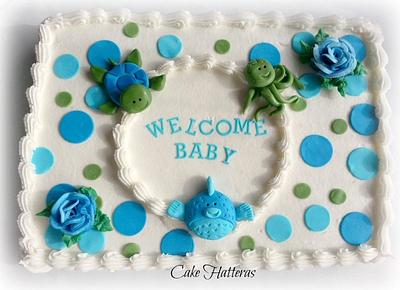 Baby Sea Creatures - Cake by Donna Tokazowski- Cake Hatteras, Martinsburg WV