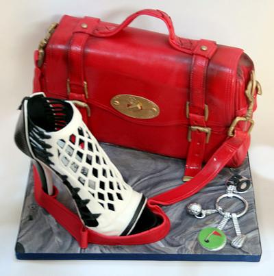 Handbag Birthday Cake - Jackie - Cake by Niamh Geraghty, Perfectionist Confectionist