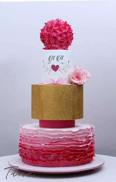 Raspberry Love  - Cake by Tina Jadav