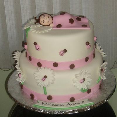 baby ladybug - Cake by Jennifer Bento