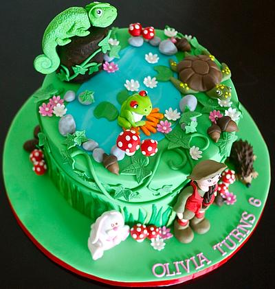 Reptile theme cake - Cake by Partymatecakes 