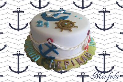 Nautical Cake!! - Cake by Morfoula