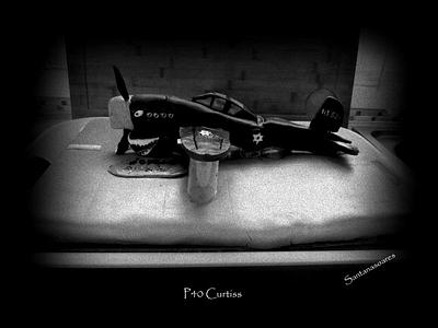 the P40 curtiss cake - Cake by santanasoares