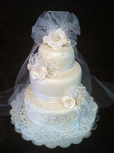 White Wedding - Cake by DGoettsche13