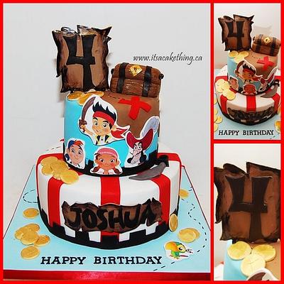Jake & The Neverland Pirates Cake  - Cake by It's a Cake Thing 