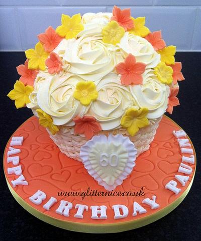 Oranges and lemons Giant Cupcake - Cake by Alli Dockree