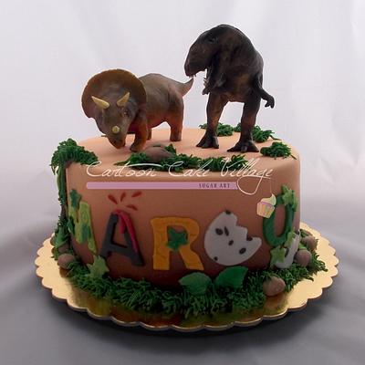 Jurassic Cake - Cake by Eliana Cardone - Cartoon Cake Village