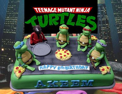 Ninja Turtles Cake - Cake by MsTreatz