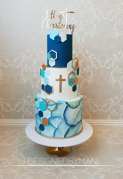 Christening cake - Cake by designed by mani