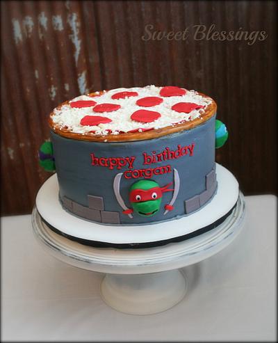 TMNT - Cake by SweetBlessings